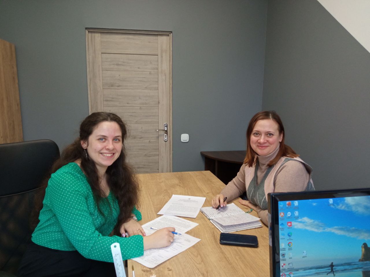 06.03.23 Робоча зустріч з випускникницею Фото 1