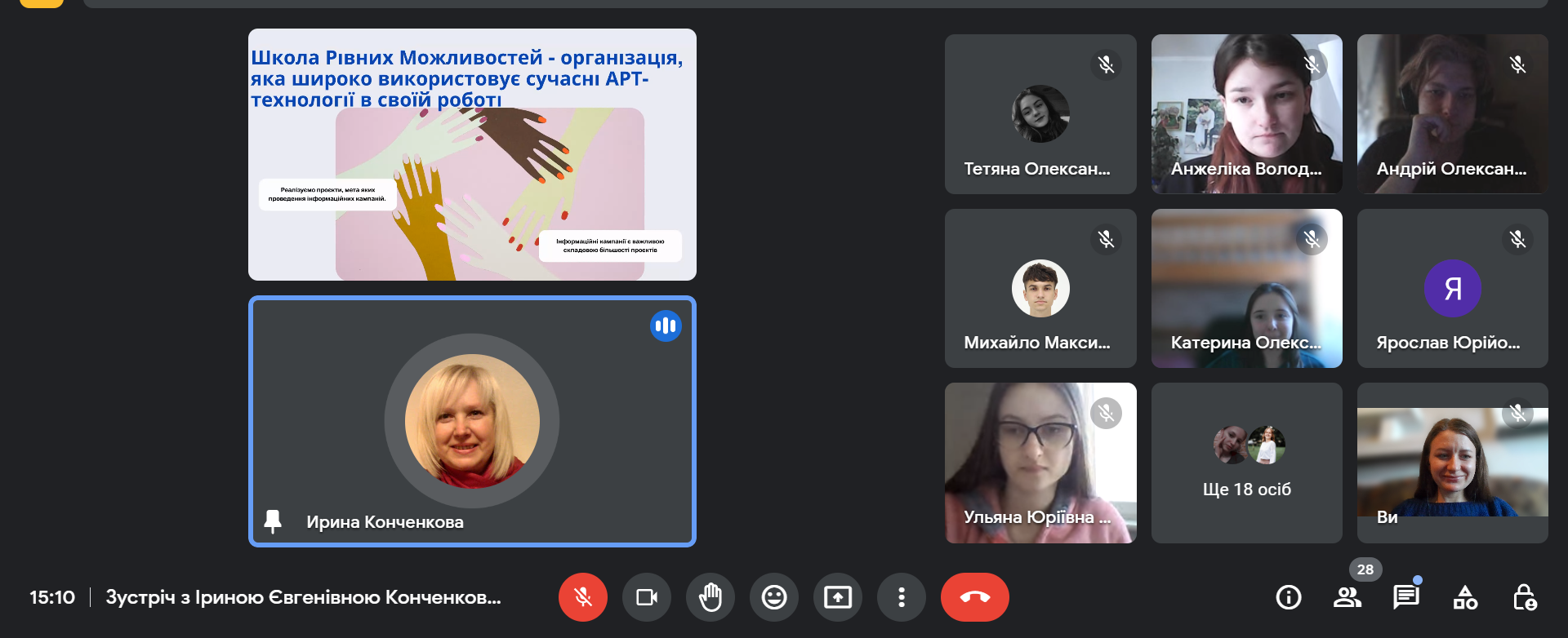 30.03.23 Гостьова зустріч із Іриною КОНЧЕНКОВОЮ Фото 5